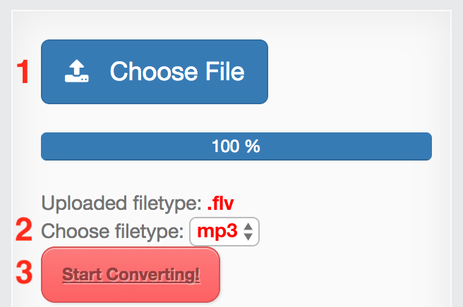 How to convert FLV files online to MP3